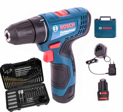 Gsr 120 Lı Çift Batarya Ve Bosch V-Line 103 Parça Vidalama Ucu Seti