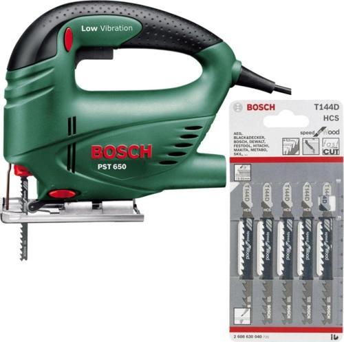 Pst 650 Compact 500 Watt Dekupaj Testere Makinesı Dekopaj + 5 Adet T144D Ahşap Testere Bıçağı