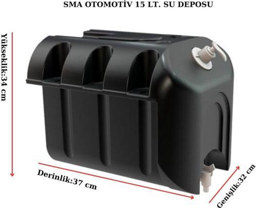 Karavan, Römork, Dorse, Bahçe, Piknik, Off-Road, Outdoor, Tekne, Yat, 15 Litre Plastik Su Deposu