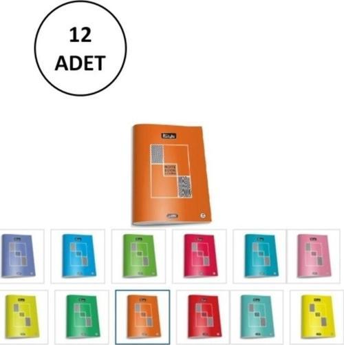 Umut A5 80-4 Pp. Lise Defteri Kapak 12 Adet