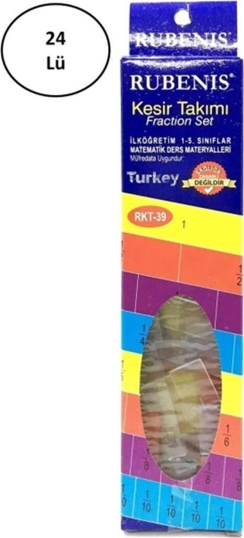 Rubenıs Rkt-39 Plastik Kesir Takımı 24'Lü