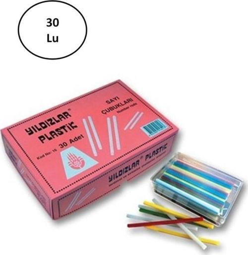 Sayı Çubuğu Plastik Kutulu 30'Lu