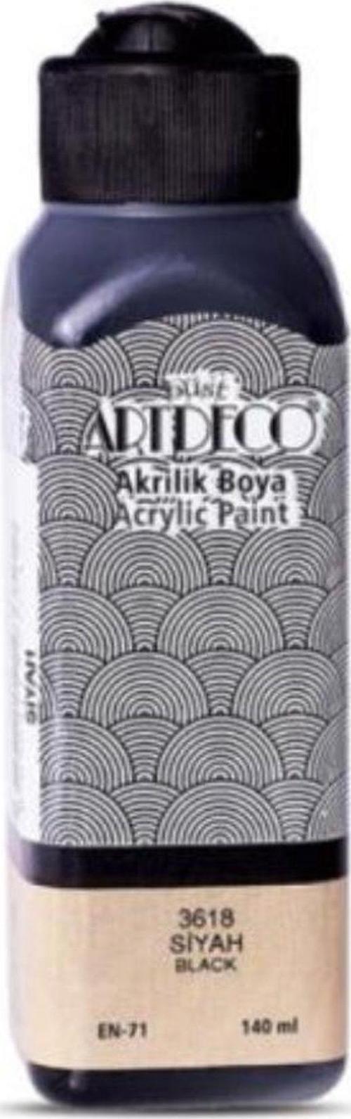 Artdeco Akrilik Boya 140 Ml Siyah