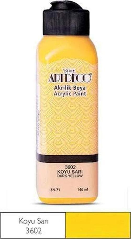 Artdeco Akrilik Boya 140 Mm Koyu Sarı