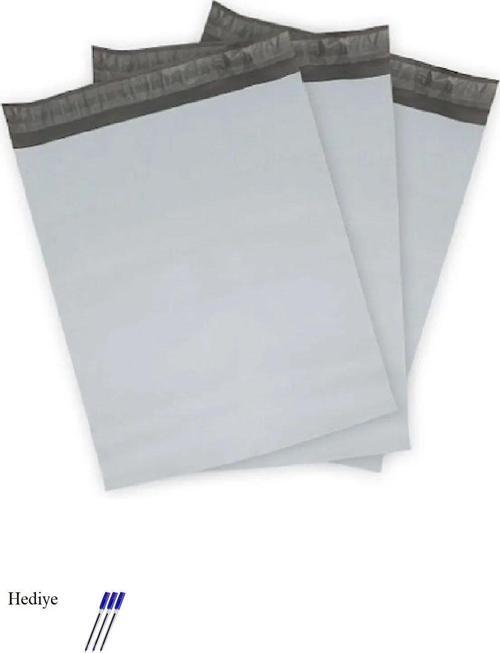 Cepsiz Büyük Boy Kargo Poşeti 35X45+5 Cm - 100 Adet (40+40=80 Mikron)