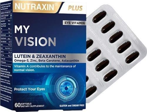 Plus My Vision Göz Vitamini Lutein Zeaksantin 60 Kapsül 8680512634973