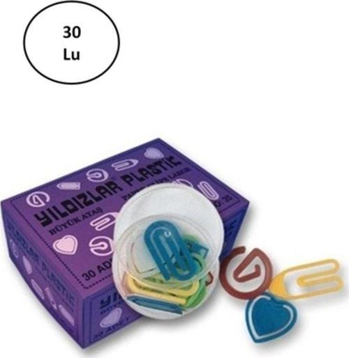 Plastik Ataş Büyük 30'Lu