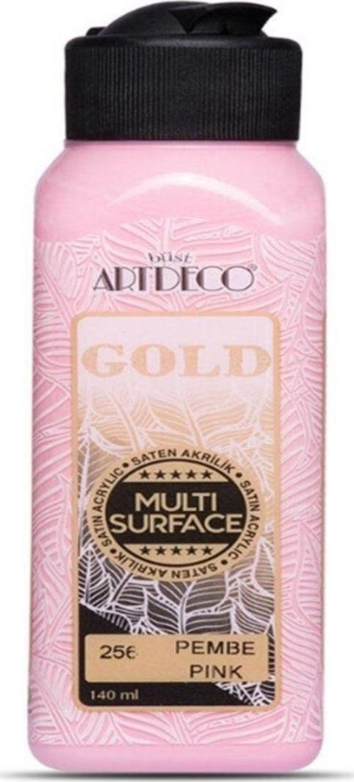 Artdeco Gold Multi Surface Akrilik Boya 140 Ml. 256 Pembe