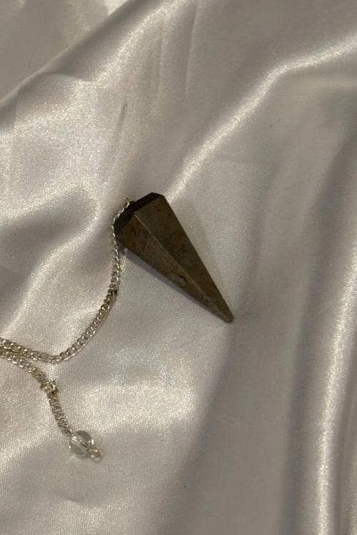 Doğaltaş Pandül Sarkaç Doğaltaş Pirit Para Taşı 4cm Temizleme Palosanto