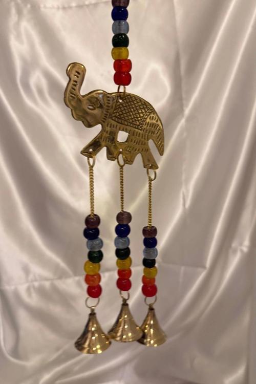 Rüzgar çanı deprem zili çanı kapı zili Pirinç Fil