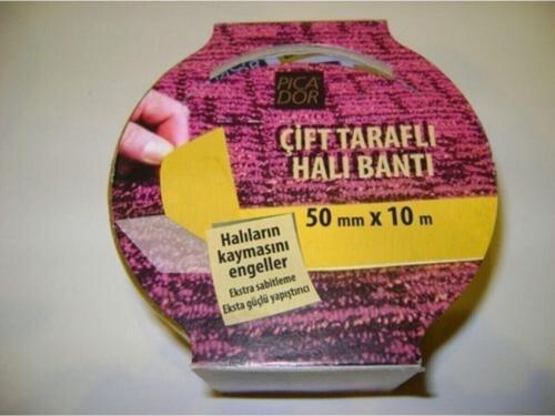 Çift Taraflı Bant Ince Halı Kaydırmaz 50Mm*10M