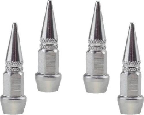 Metal Sivri Sibop Kapağı 4 Lü Set Krom