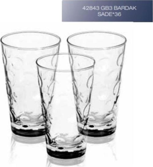 Sigma Bardak 42843 3'Lü Sade Royaleks-Sgm09078 42843