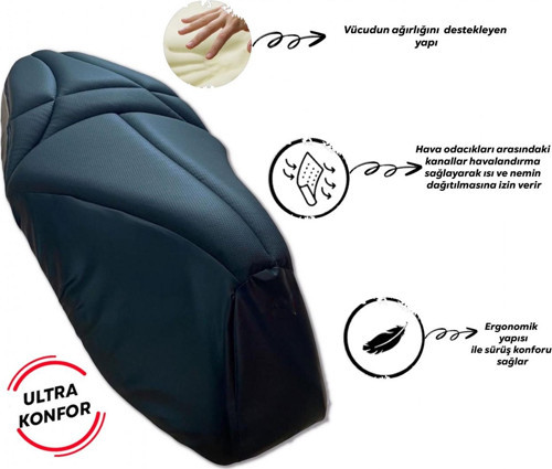 Konfor Sele Pedi Yamaha Nmax 125 155 2023 Trıcıty 2023 Rks Wıldcat Volta Rm5 X