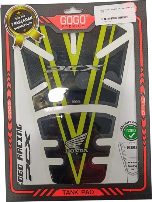 Tank Pad Seti 008 7 Parça Siyah-sarı Honda Pcx 125 2021