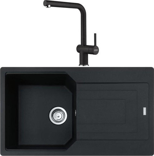 Urban Ubg 611-86 Nero Granit Eviye, Active Plus Doccia 2.0 Batarya Set