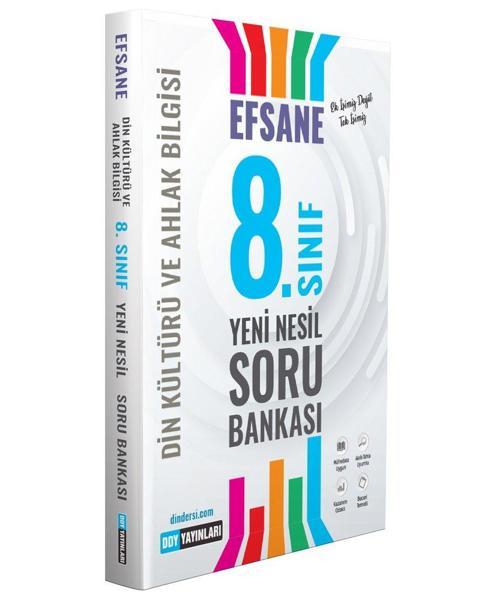 Ddy Yayınları 8.Sınıf Din Kültürü ve Ahlak Bilgisi Efsane Yeni Nesil Soru Bankası