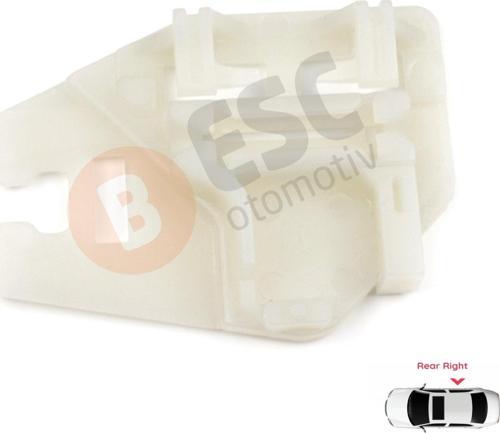 BMW E46 X5 İçin Arka Sağ Cam Kriko Tamir Klipsi B2 51357125060