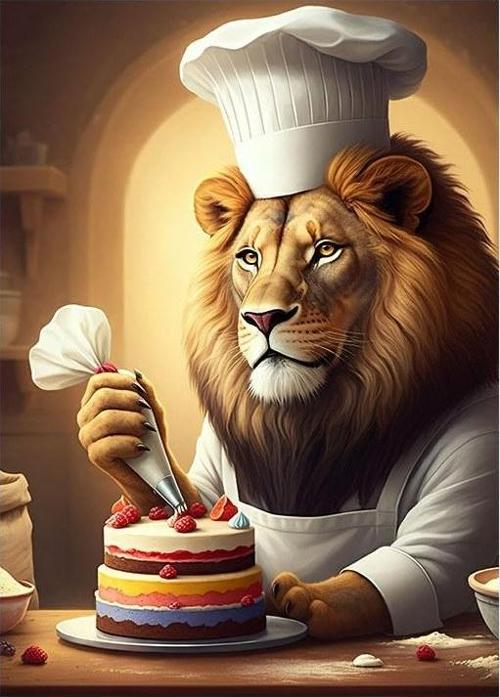 Pastacı Aslan Şef Model Mdf tablo