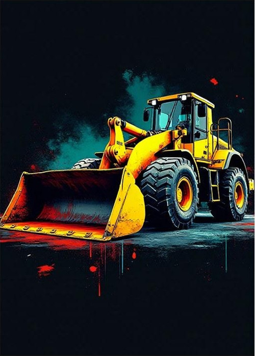 Gece Yarısı Kazıcı İşlem Mdf Tablo