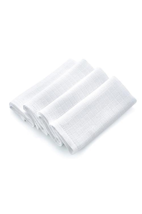 Müslin Mendiller 4'Lü Beyaz