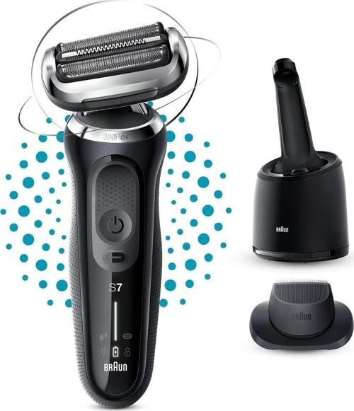 Yeni Seri 7 7200Cc Kablosuz Tıraş Makinesi, Smartcare, Autosense, 360° Flex, Islak & Kuru