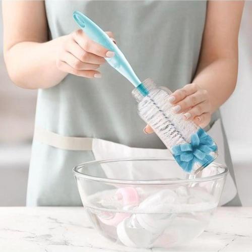 Süngerli Biberon Fırçası Mint