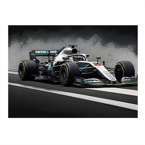 Formula 1 Araba Tasarımı Model Mdf tablo 50cmX 70cm