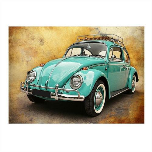 Nostaljik Mavi Vosvos Hediyelik Mdf Tablo 35cm X50cm