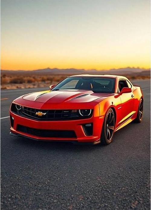 Kırmızı Spor Araba Modern Ahşap Tablo