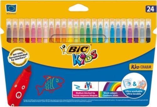 Bic Kid Couleur Keçeli Boya Kalemi 24'Lü Kutu