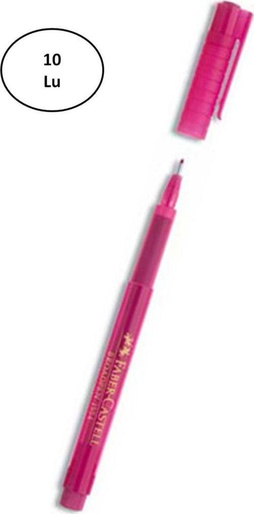 Broadpen 1554 Pembe 5020155428 Faber Castell 10'Lu