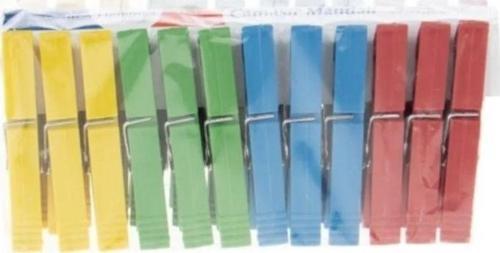 Flamingo Çamaşır Mandalı Plastik Renkli 24Lü Mandal