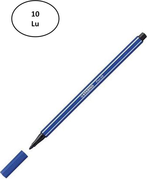 Stabilo Pen 68 Koyu Lacivert 68/22 10'Lu