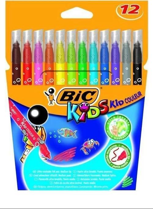 Kid Couleur 12 Renk Keçeli Boya Kalemi