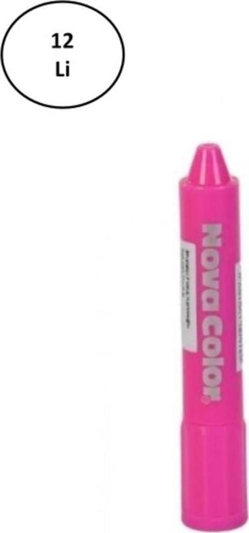 Nova Color Nc-207 Pembe Yüz Boyası 12'Li