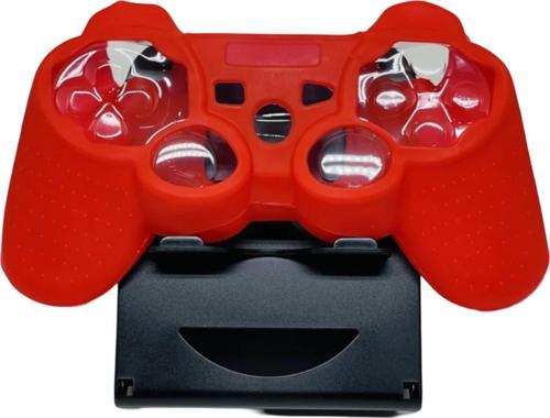 Ps3 Joystick Silikon Kılıf Dualshock Koruyucu Kılıf Kırmızı