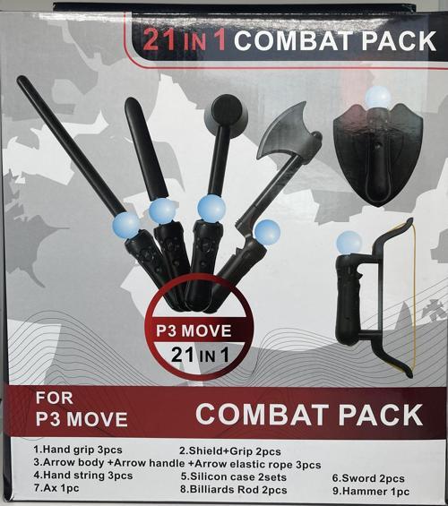 Ps5 Vr Move Savaş Paketi Vr Oyun Kolu Seti 21 Parça (ps5/ps4/ps3 Uyumlu)
