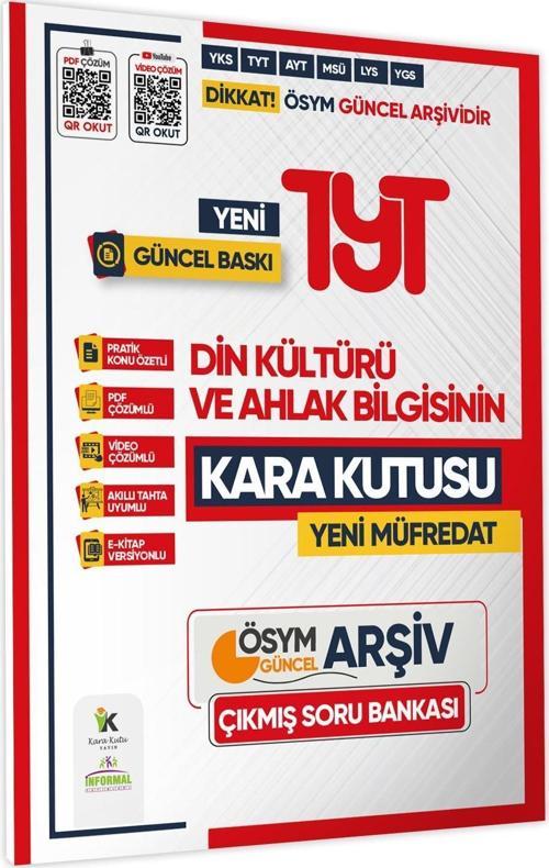 2025 YKS-TYT DİN KÜLTÜRÜ ve AHLAK BİLGİSİNİN Kara Kutusu Çıkmış Soru Bankası Konu Özetli Çözümlü