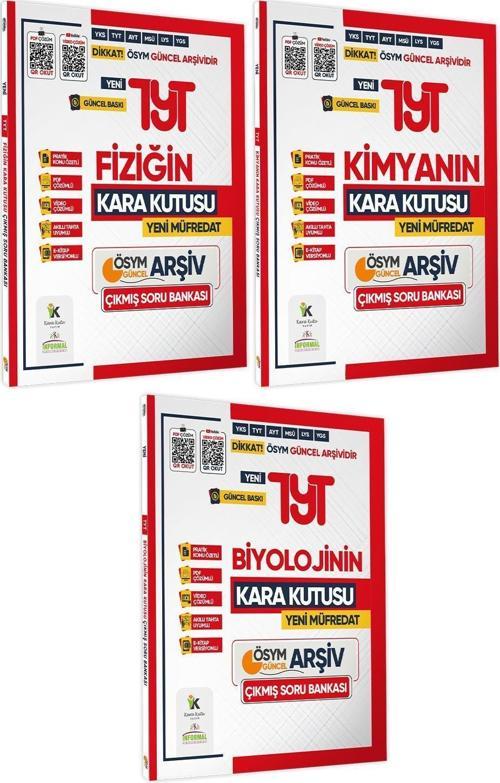 2025 YKS-TYT Fizik Kimya Biyolojinin (FKB) Kara Kutusu Çıkmış Soru Bankası 3lü Set K. Özetli Çözümlü