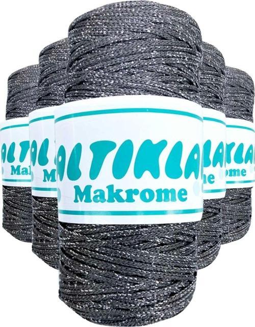 5 Adet Polyester Simli Makrome Ipi S-420