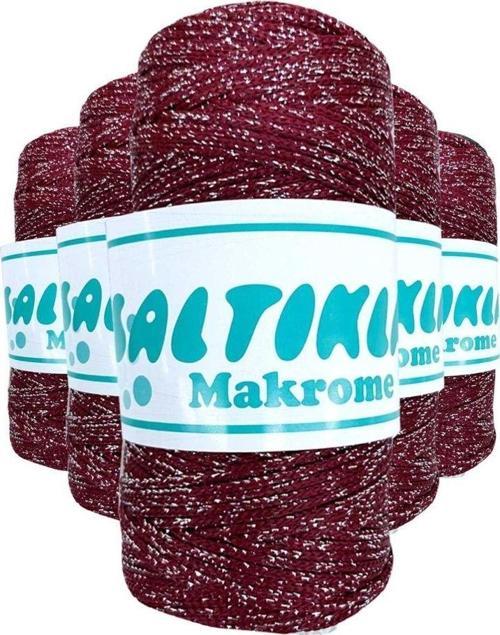 5 Adet Polyester Simli Makrome Ipi Sg-1560