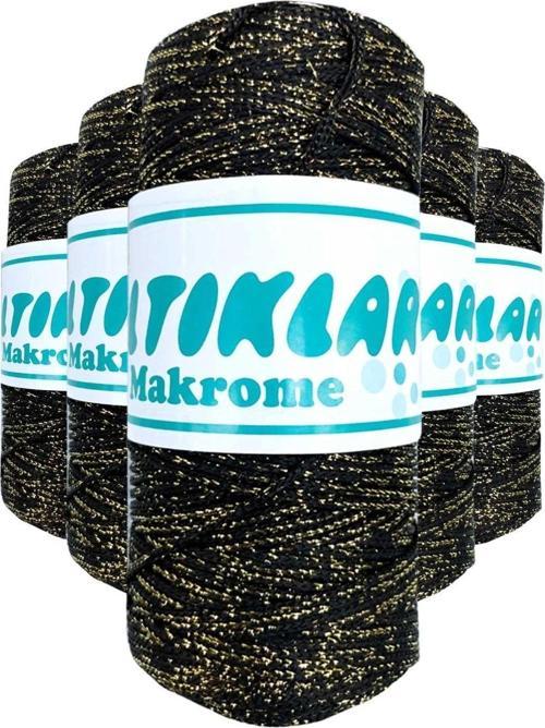 5 Adet Polyester Simli Makrome Ipi S-S-60