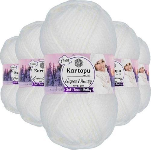 5 Adet Super Chunky Kalın Kışlık El Örgü Ipliği 100 Gr K010