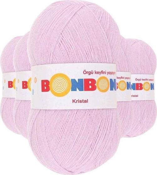 5 Adet Kristal El Örgü Lif Ipi Lila 98332