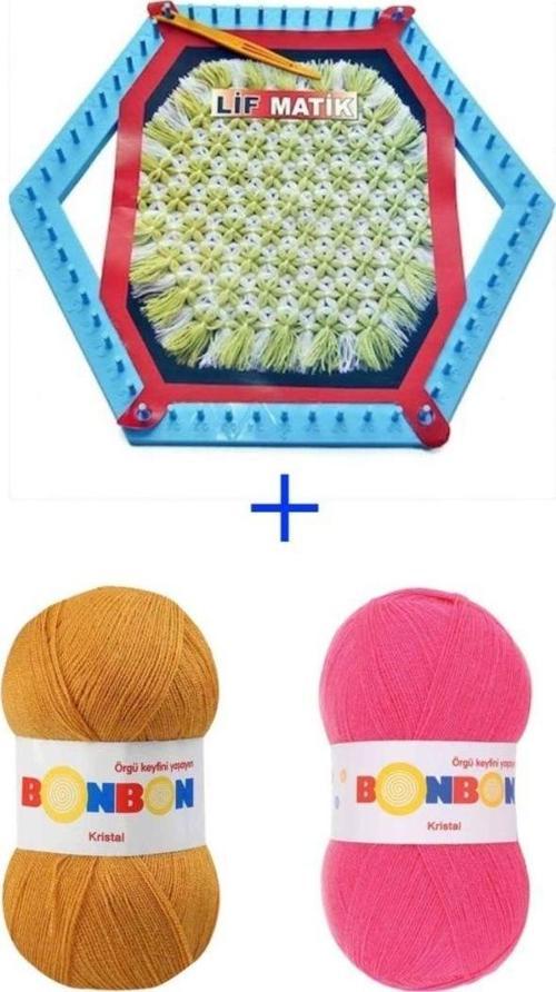 Lifmatik Lif Örme Seti Dokuma Tezgahı Ve Lif İpi S7