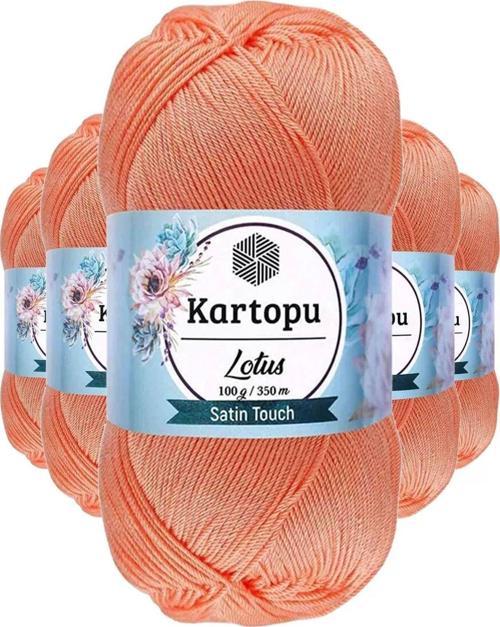 5 Adet Lotus Bikini Büstiyer Bluz Örgü İpi  K218 Somon