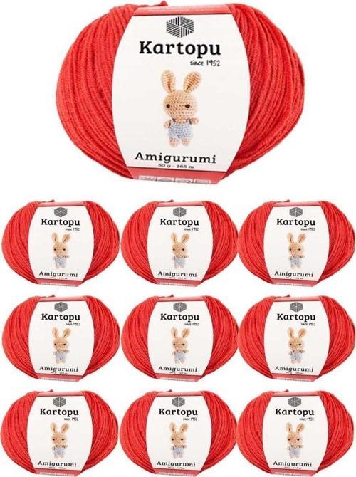 10 Adet Amigurumi El Örgü Ipi 50Gr 1170