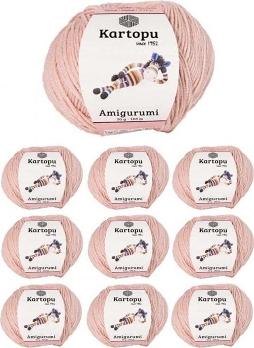 10 Adet Amigurumi El Örgü İpi 50Gr 234