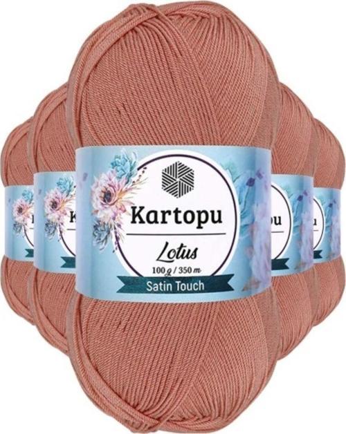 5 Adet Lotus Bikini Büstiyer Bluz Örgü İpi K103 Pişmiş Ayva